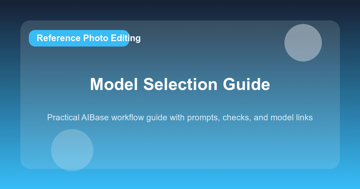Best AI model for reference photo editing cover