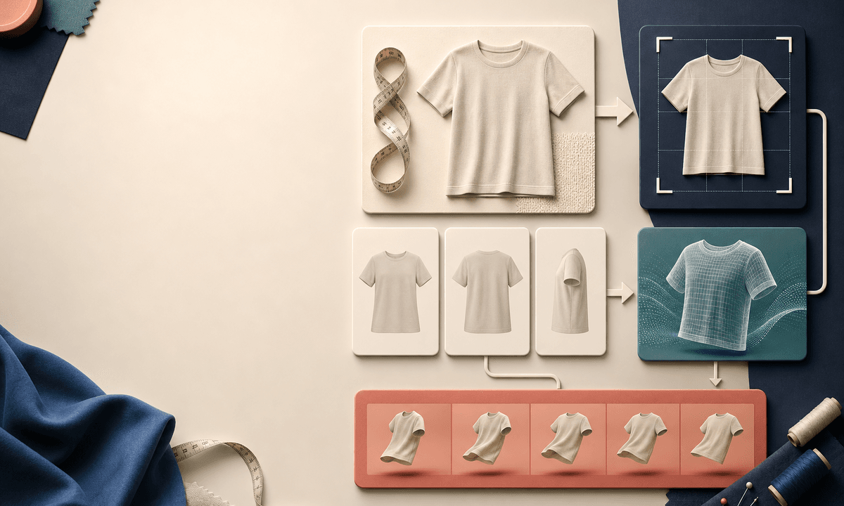 Ecommerce size and fit guide AI model comparison cover