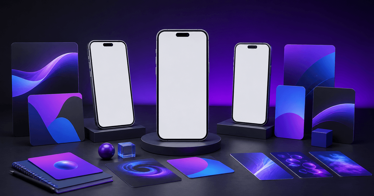 AI workflow for mobile app launch creative cover