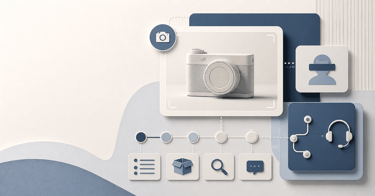 Product warranty claim guide image and video workflow cover