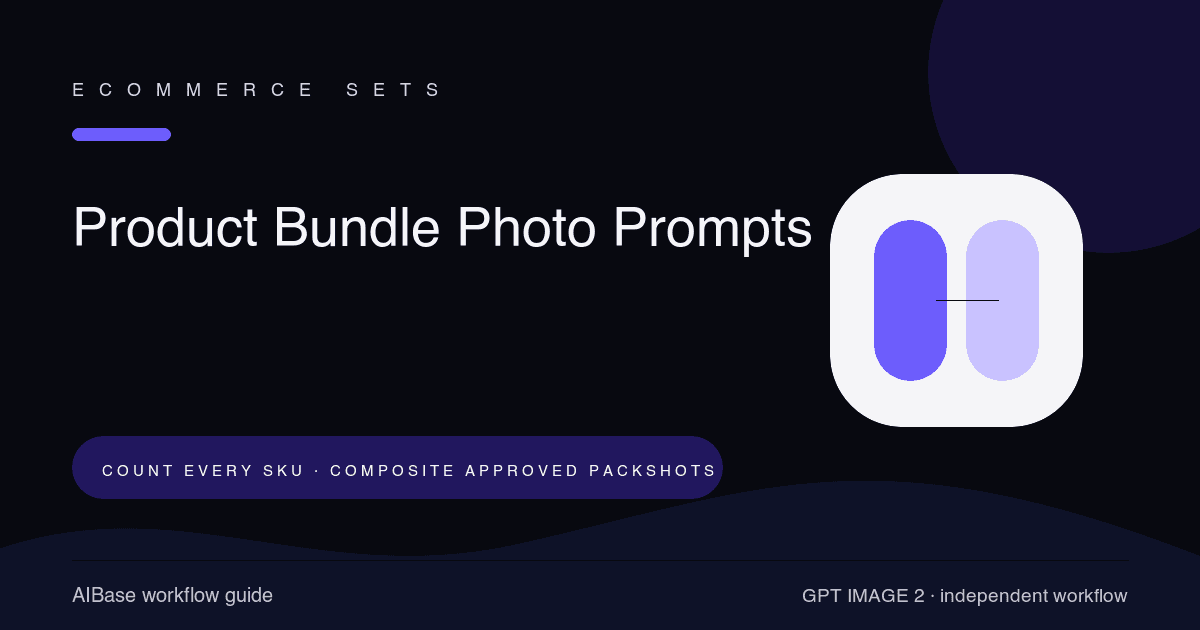 GPT Image 2 ecommerce product bundle prompt guide cover