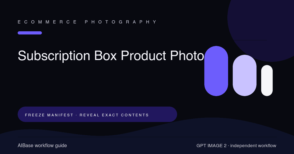 GPT Image 2 subscription box product photo prompt guide cover