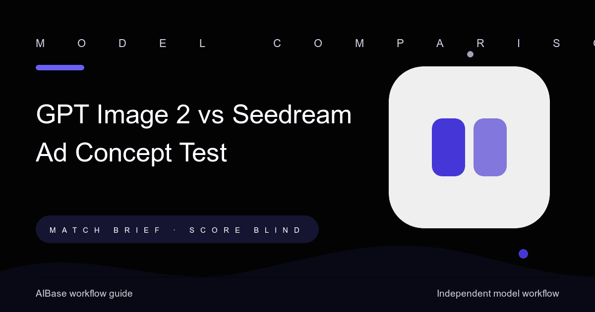 GPT Image 2 versus Seedream 5.0 Lite ad concept comparison cover
