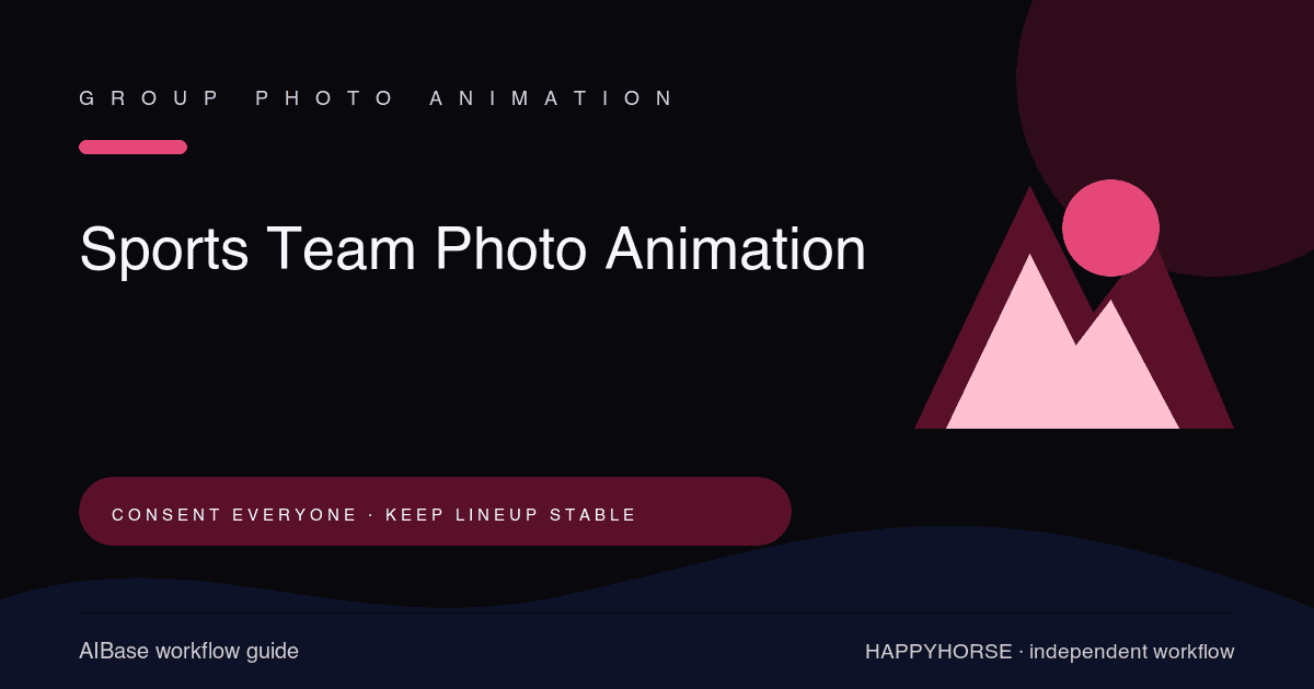 HappyHorse sports team photo animation prompt guide cover
