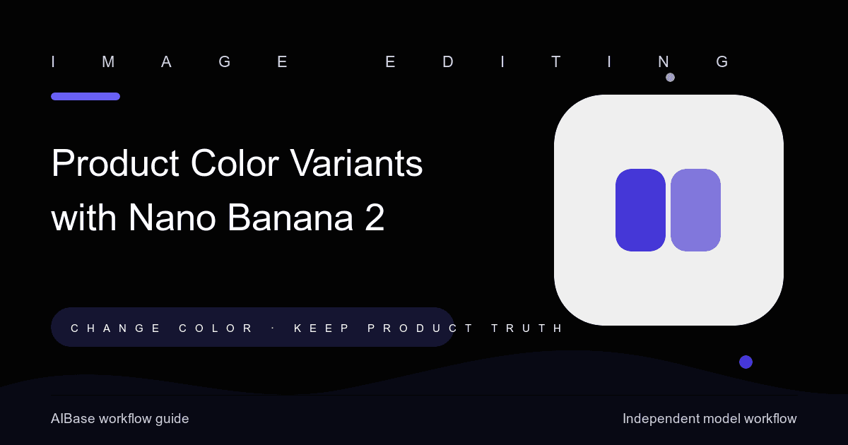Nano Banana 2 product color variant prompt guide cover