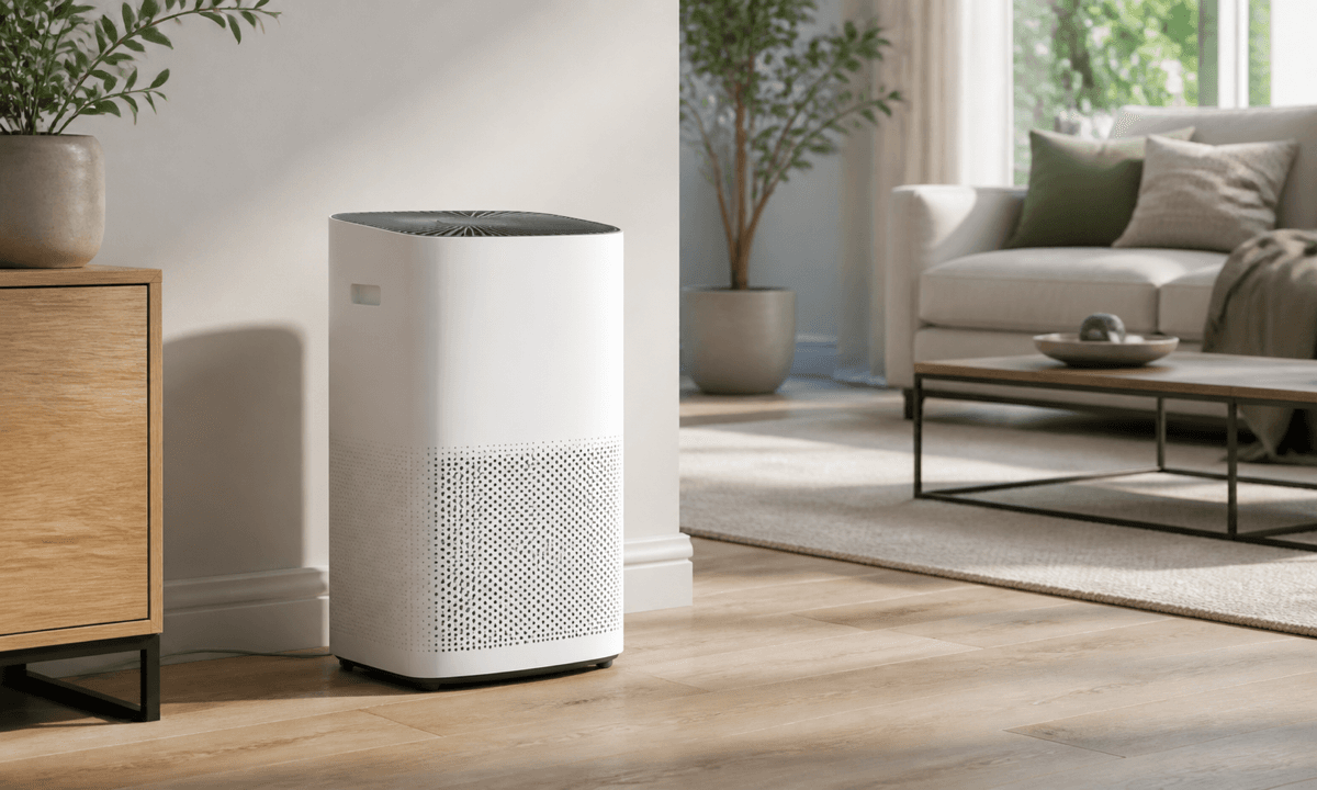 Air purifier campaign product photo prompt guide cover