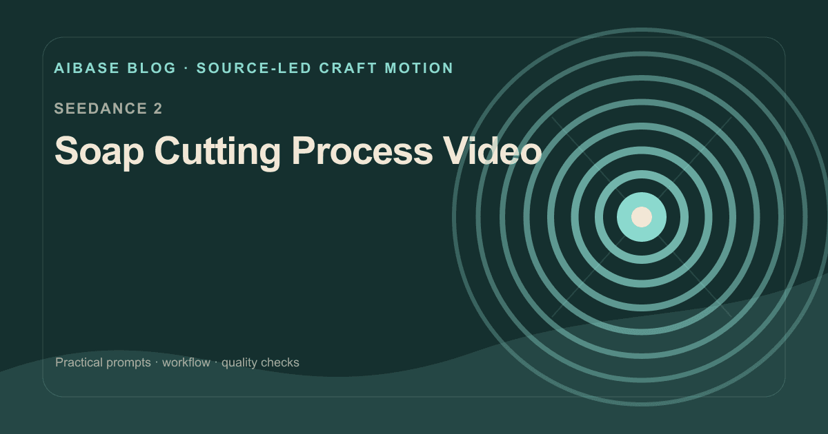 Soap cutting process image-to-video prompt guide cover