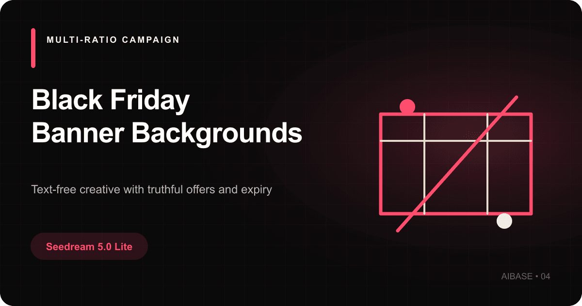 Seedream 5.0 Lite Black Friday banner background prompt guide cover