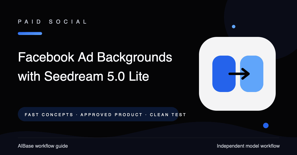 Seedream 5.0 Lite Facebook ad background prompt guide cover