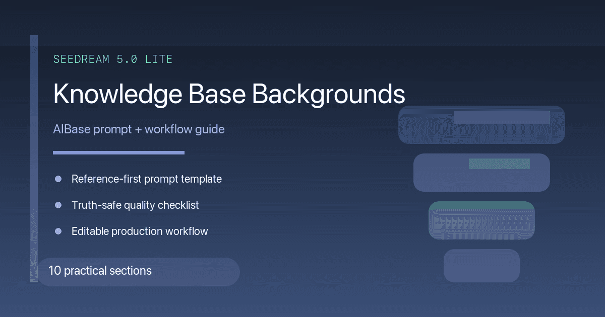 Knowledge base article background prompt guide cover