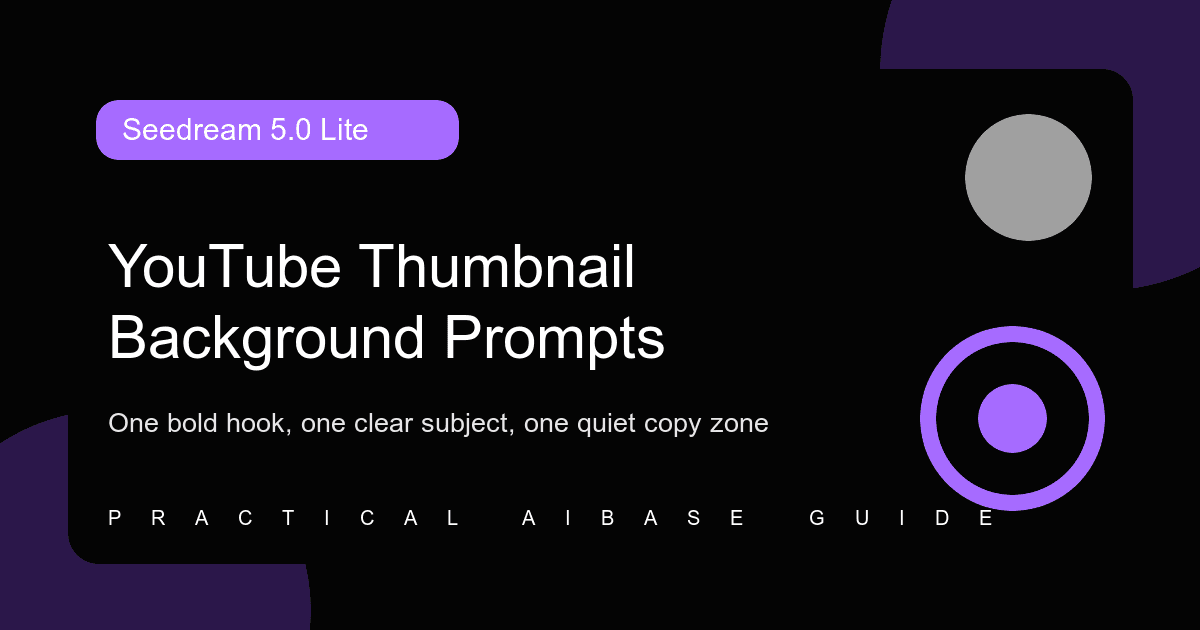 High contrast YouTube thumbnail background concept