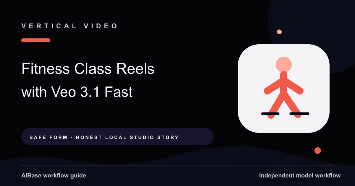 Veo 3.1 Fast fitness class Reel prompt guide cover