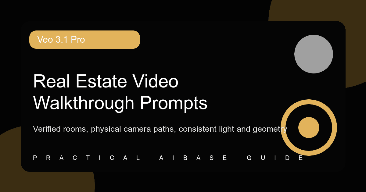 Cinematic real estate walkthrough camera moving through an interior