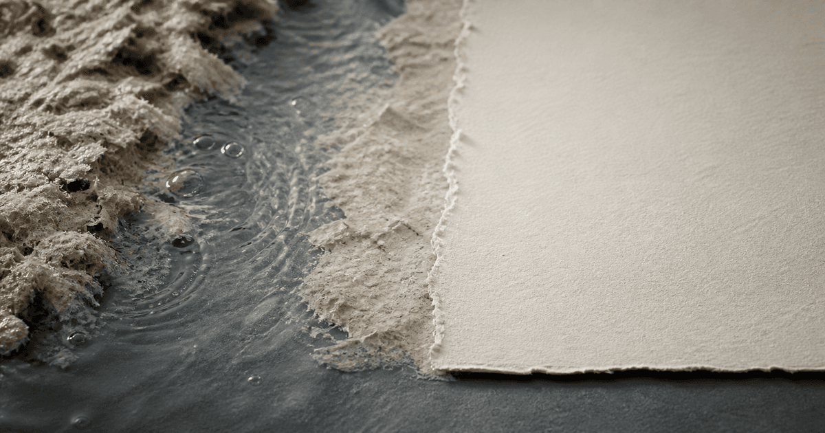 Recycled paper mill brand film prompt guide cover