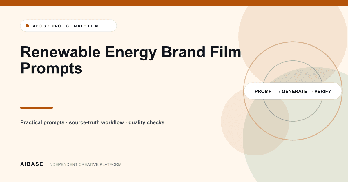 Renewable energy brand film prompt guide cover