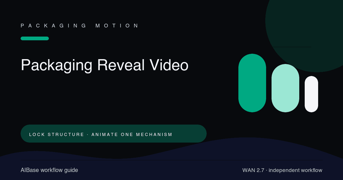 Wan 2.7 packaging reveal video prompt guide cover