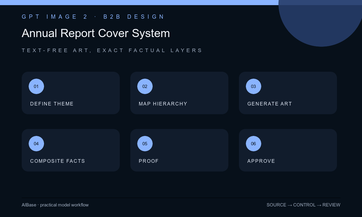 Define report theme map hierarchy generate background composite facts test print approve workflow