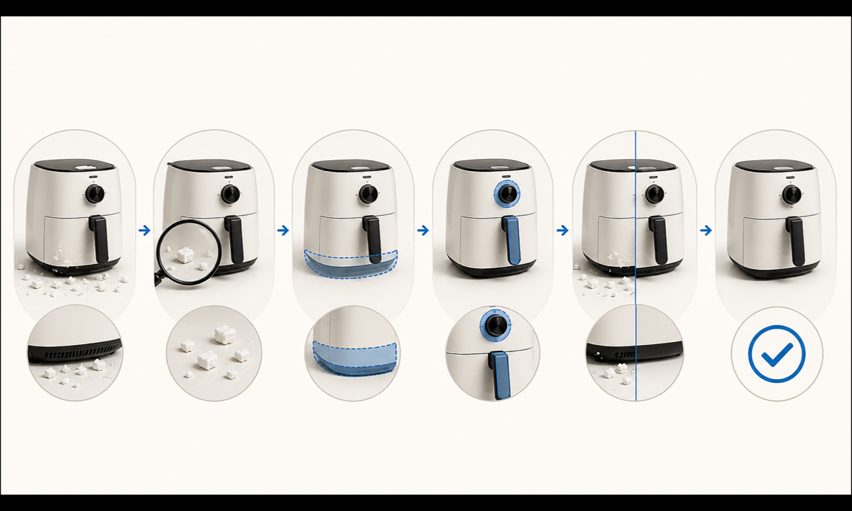 Verify appliance condition mark loose foam protect vents controls and finish edit one zone compare source and approve workflow