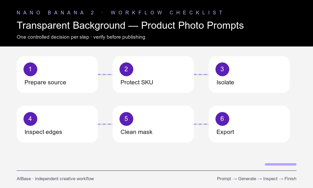 Prepare protect isolate inspect export product cutout workflow