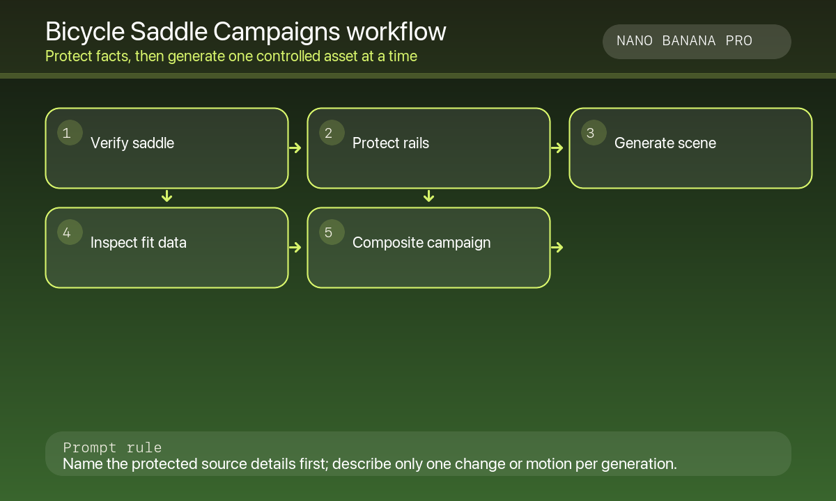 Verify saddle reference protect rails and cover generate scene inspect fit data composite campaign workflow