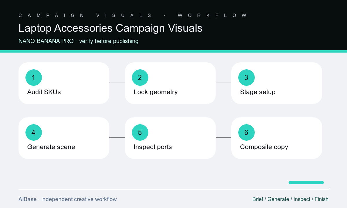 Audit accessories lock geometry stage scene inspect ports composite campaign workflow