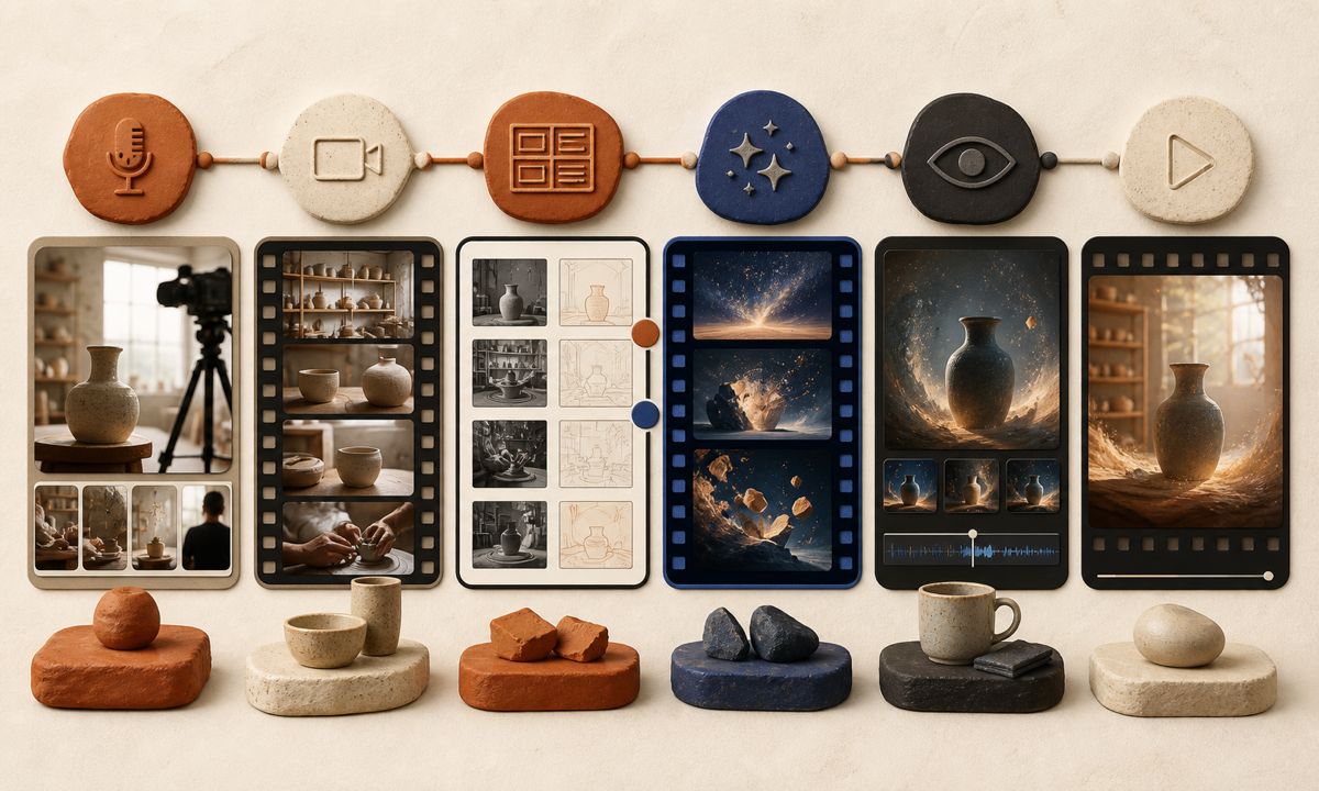 Verify studio story separate evidence from atmosphere storyboard restrained shots generate review craft accuracy assemble real makers and publish workflow